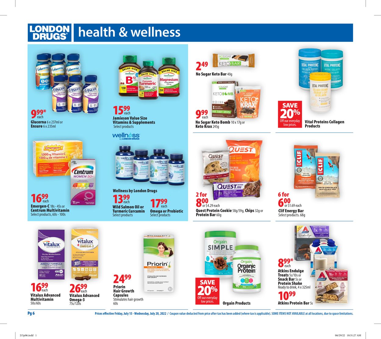 London Drugs Flyer - 07/15-07/20/2022 (Page 6)