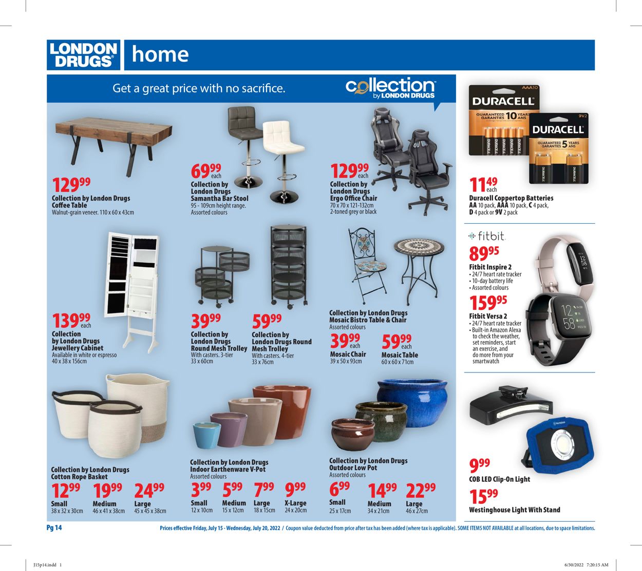 London Drugs Flyer - 07/15-07/20/2022 (Page 14)
