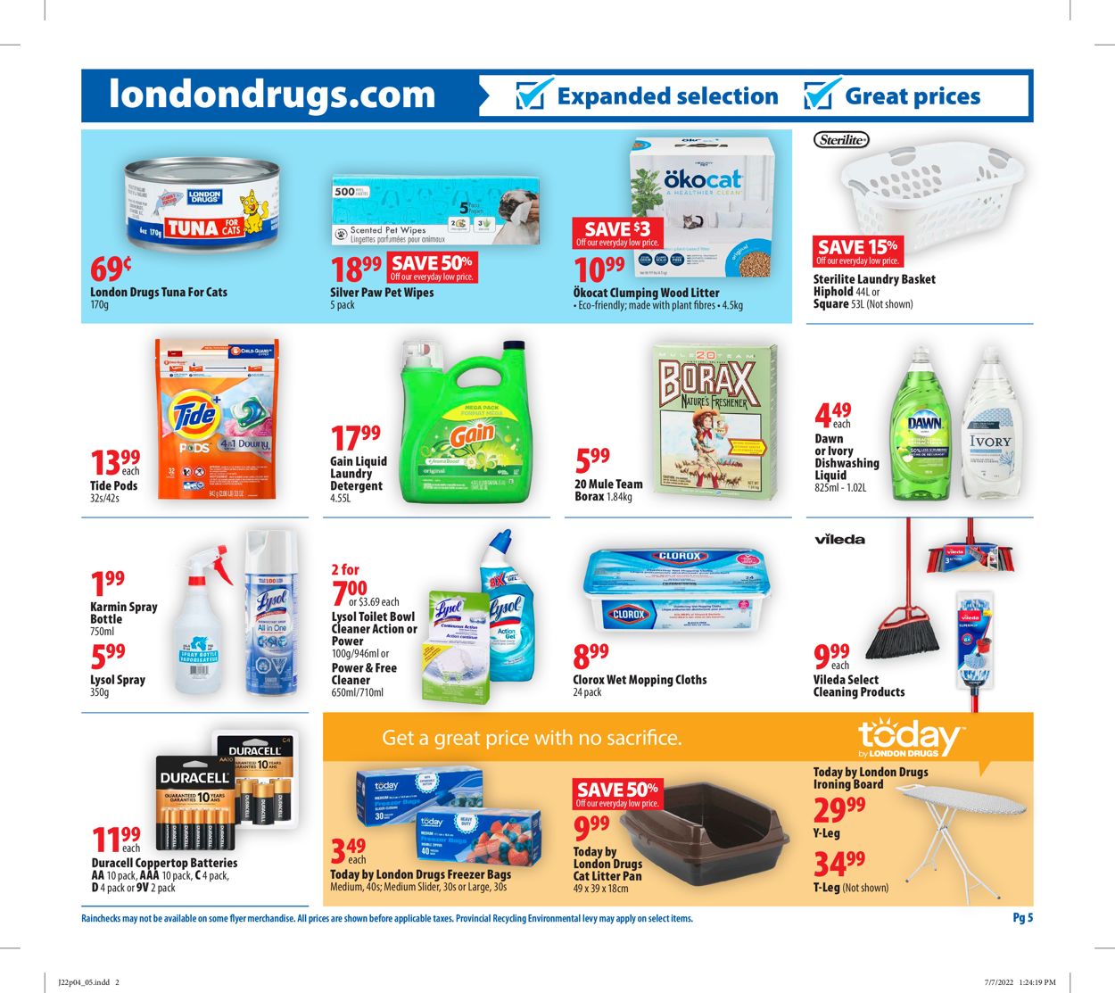 London Drugs Flyer - 07/22-07/27/2022 (Page 5)