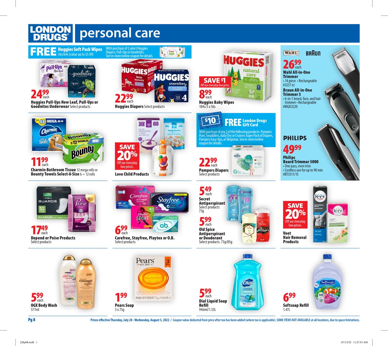 London Drugs Flyer - 07/28-08/03/2022 (Page 8)