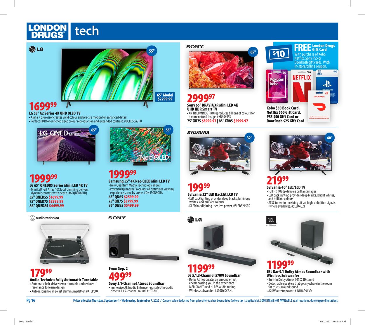 London Drugs Flyer - 09/01-09/07/2022 (Page 17)
