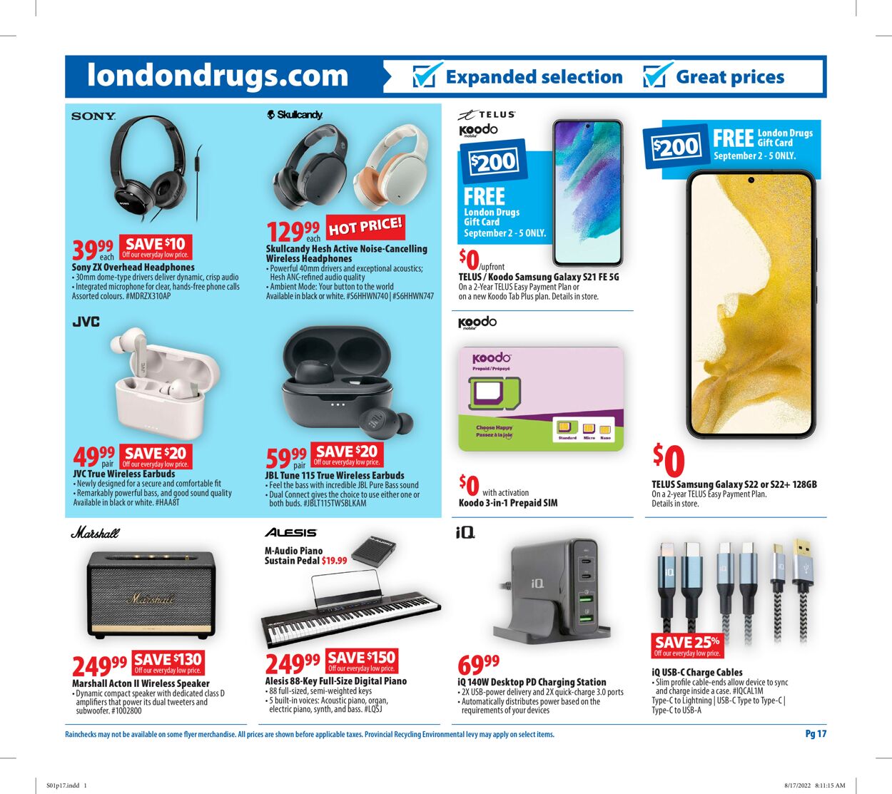London Drugs Flyer - 09/01-09/07/2022 (Page 18)