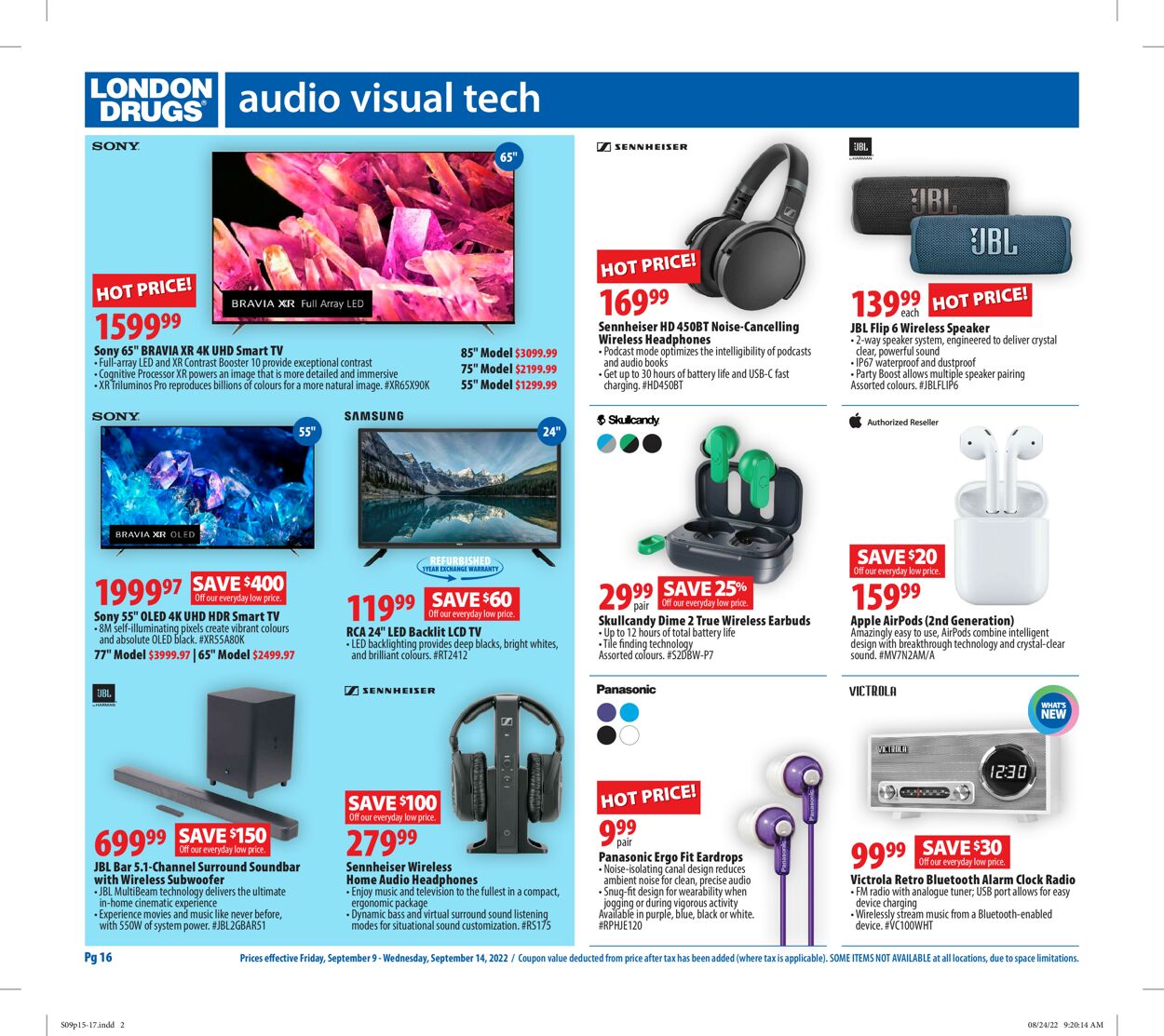London Drugs Flyer - 09/09-09/14/2022 (Page 17)