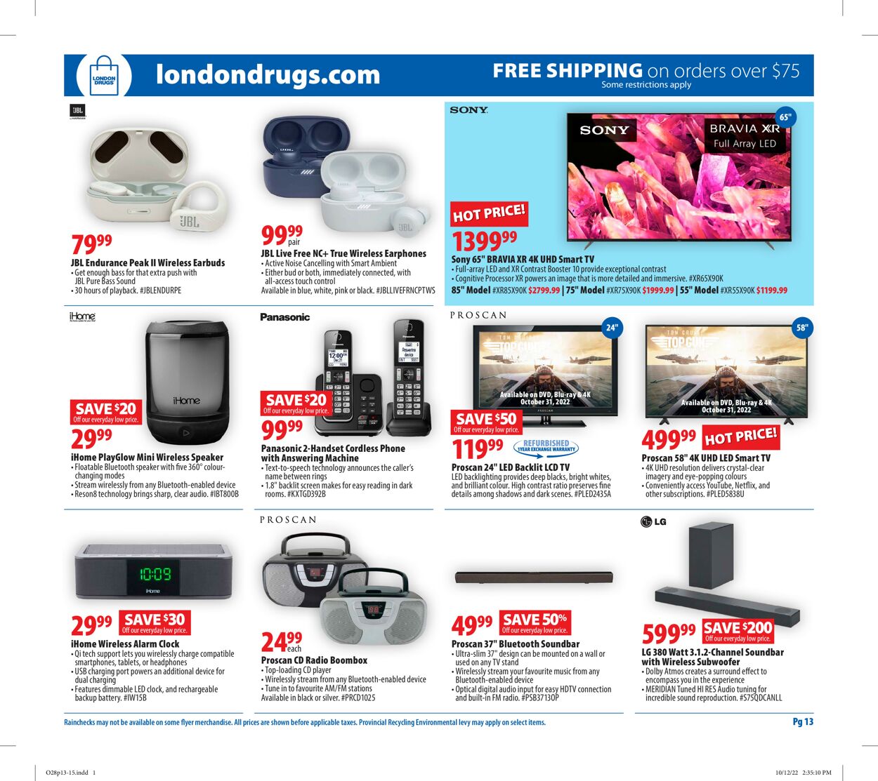 London Drugs Flyer - 10/28-11/02/2022 (Page 13)