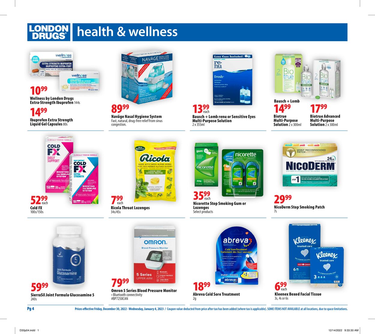 London Drugs Flyer - 12/30-01/04/2023 (Page 4)