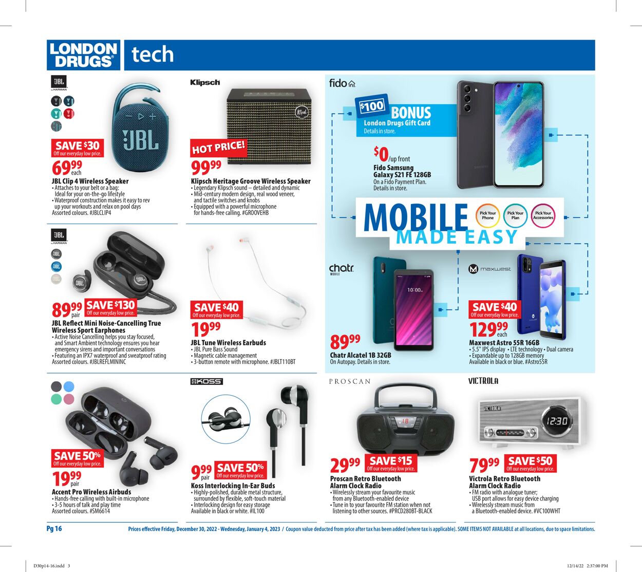 London Drugs Flyer - 12/30-01/04/2023 (Page 16)