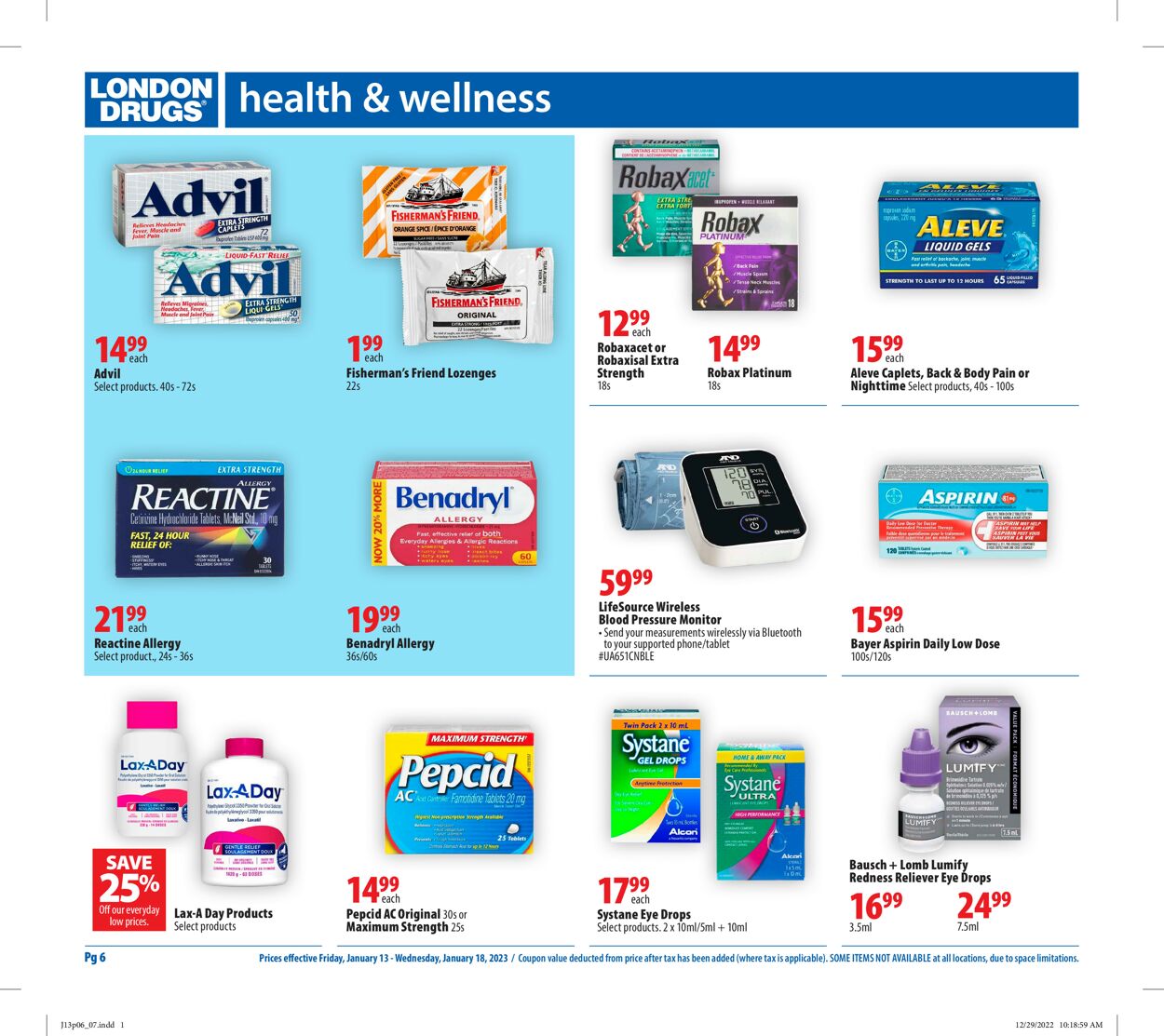 London Drugs Flyer - 01/13-01/18/2023 (Page 6)