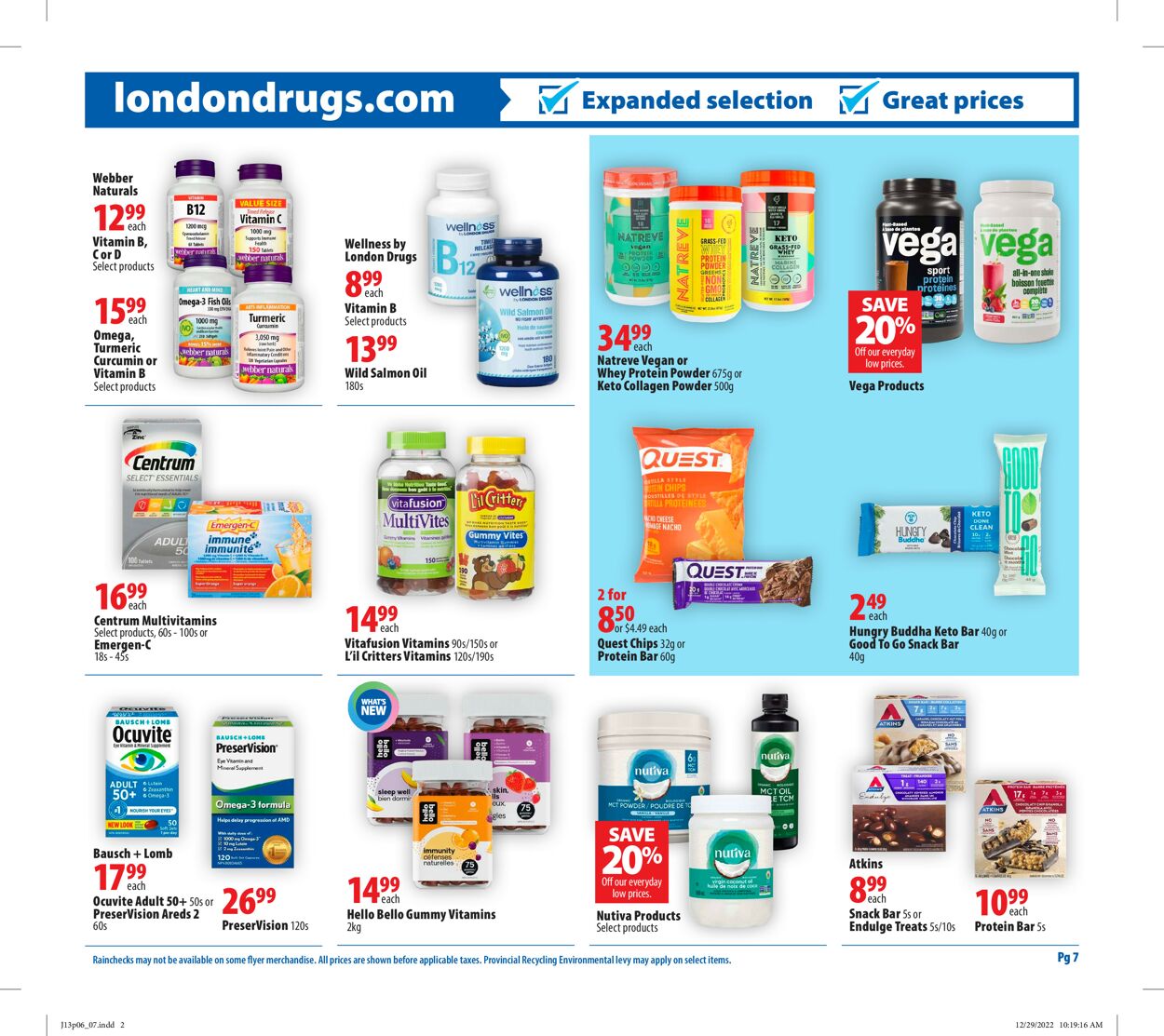 London Drugs Flyer - 01/13-01/18/2023 (Page 7)