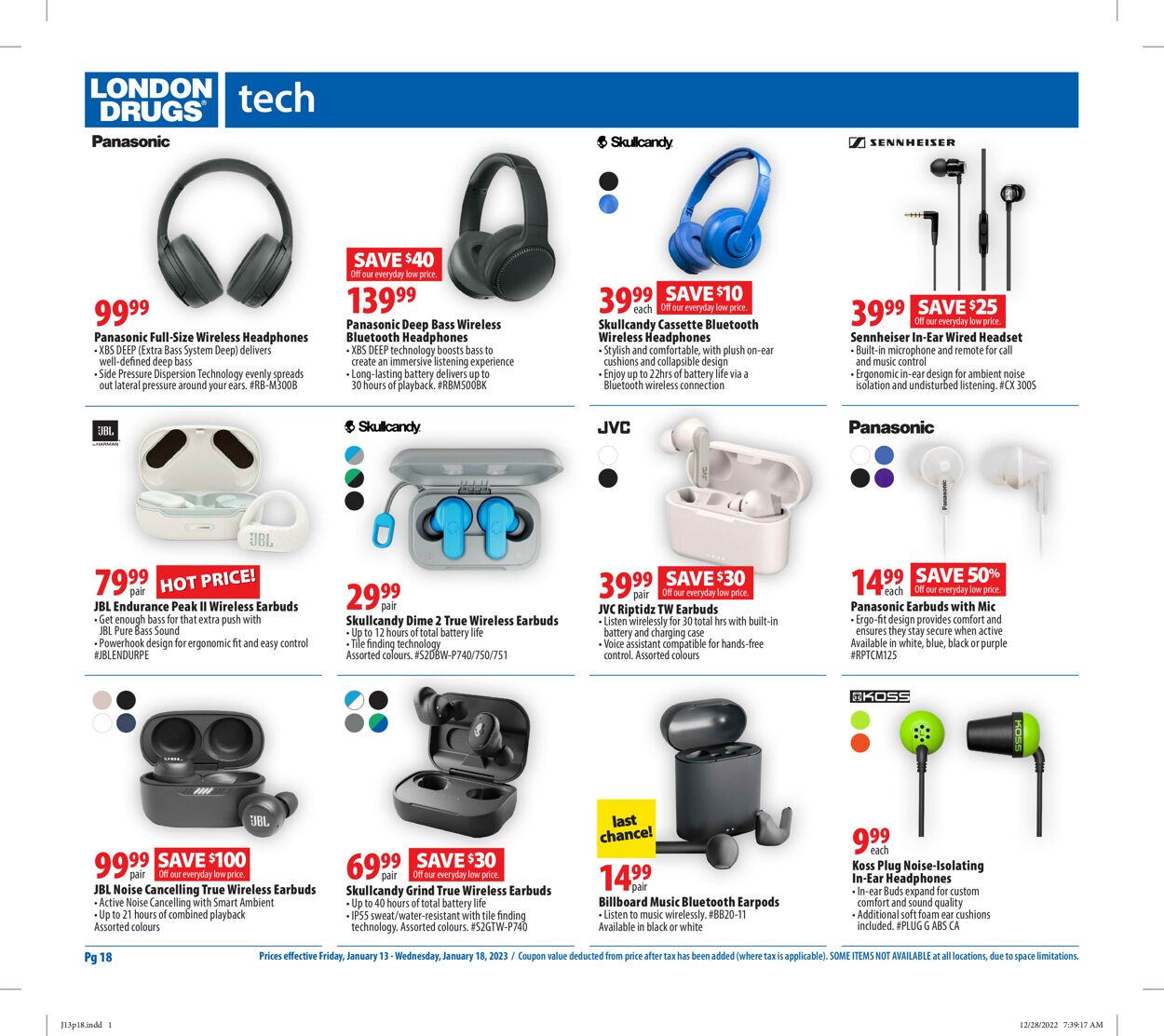 London Drugs Flyer - 01/13-01/18/2023 (Page 18)