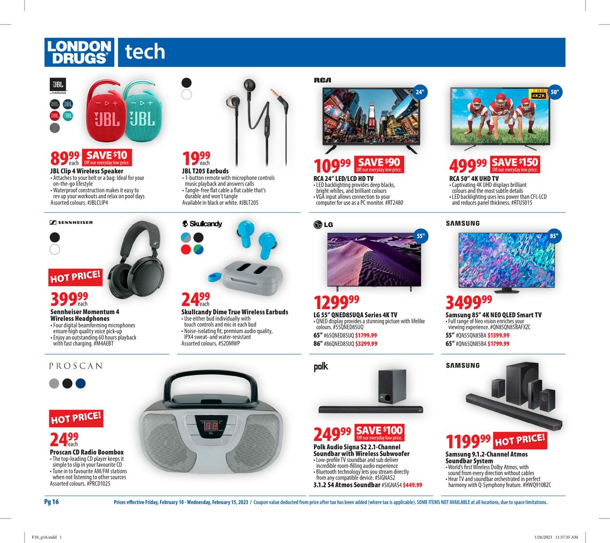 London Drugs Flyer - 02/10-02/15/2023 (Page 16)