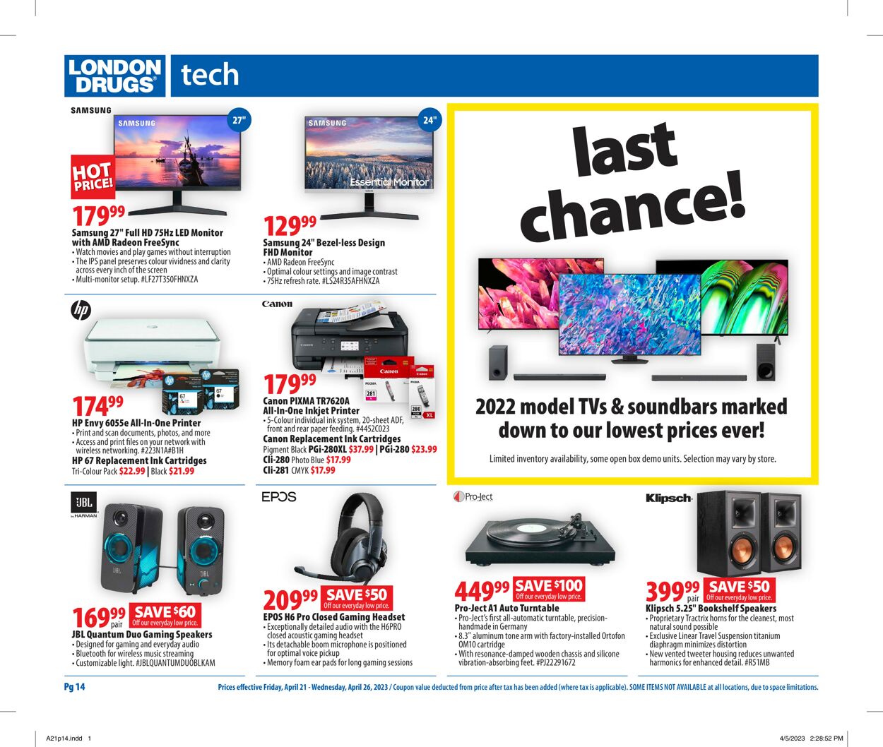 London Drugs Flyer - 04/21-04/26/2023 (Page 15)