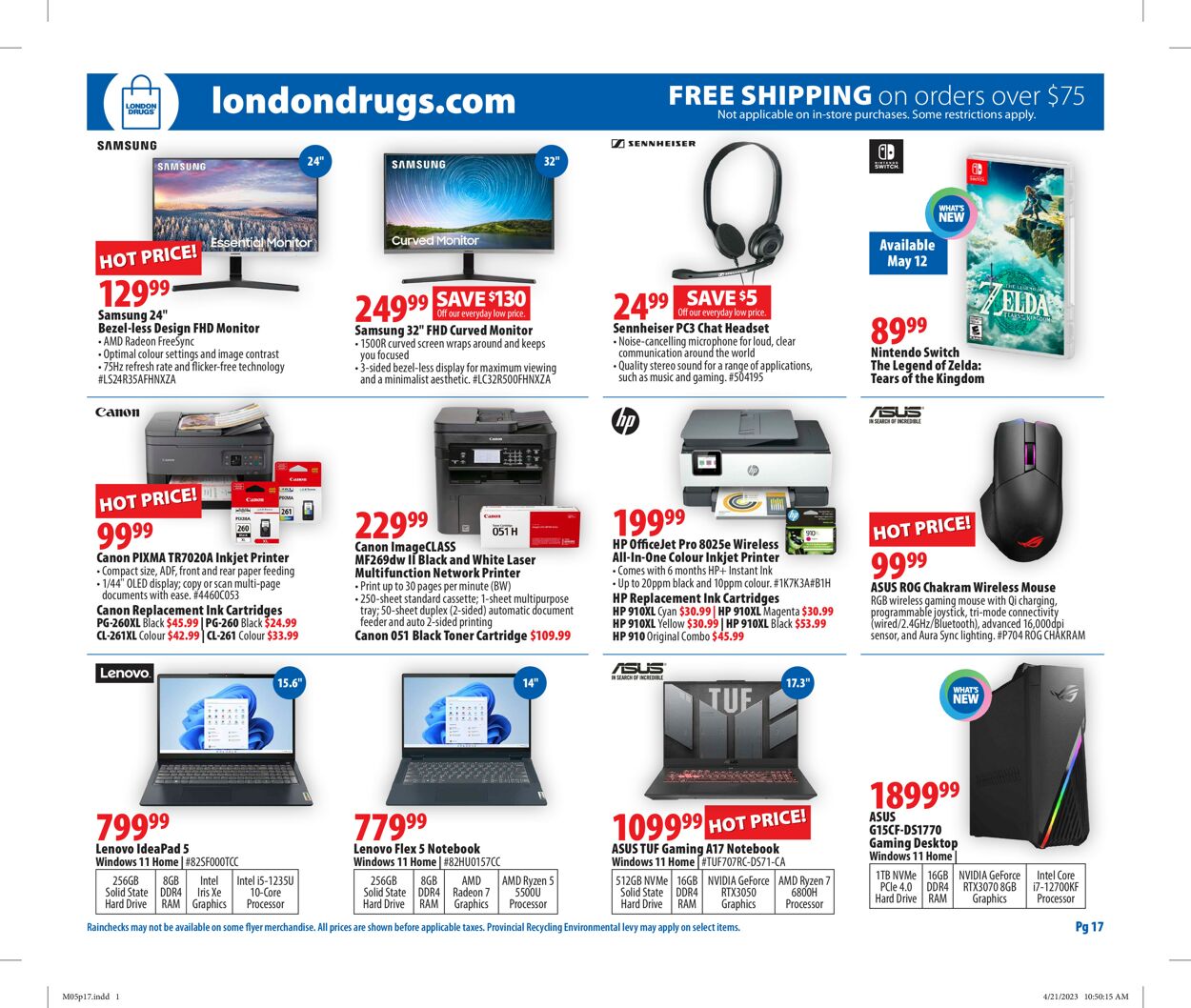 London Drugs Flyer - 05/05-05/10/2023 (Page 17)
