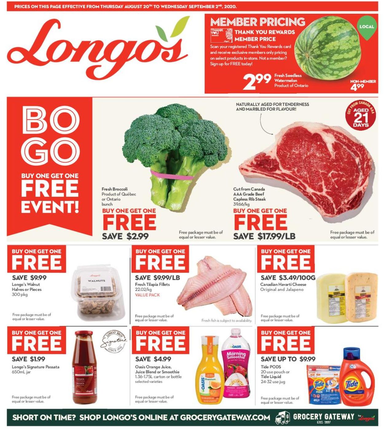 Longo's Flyer - 08/19-09/02/2020