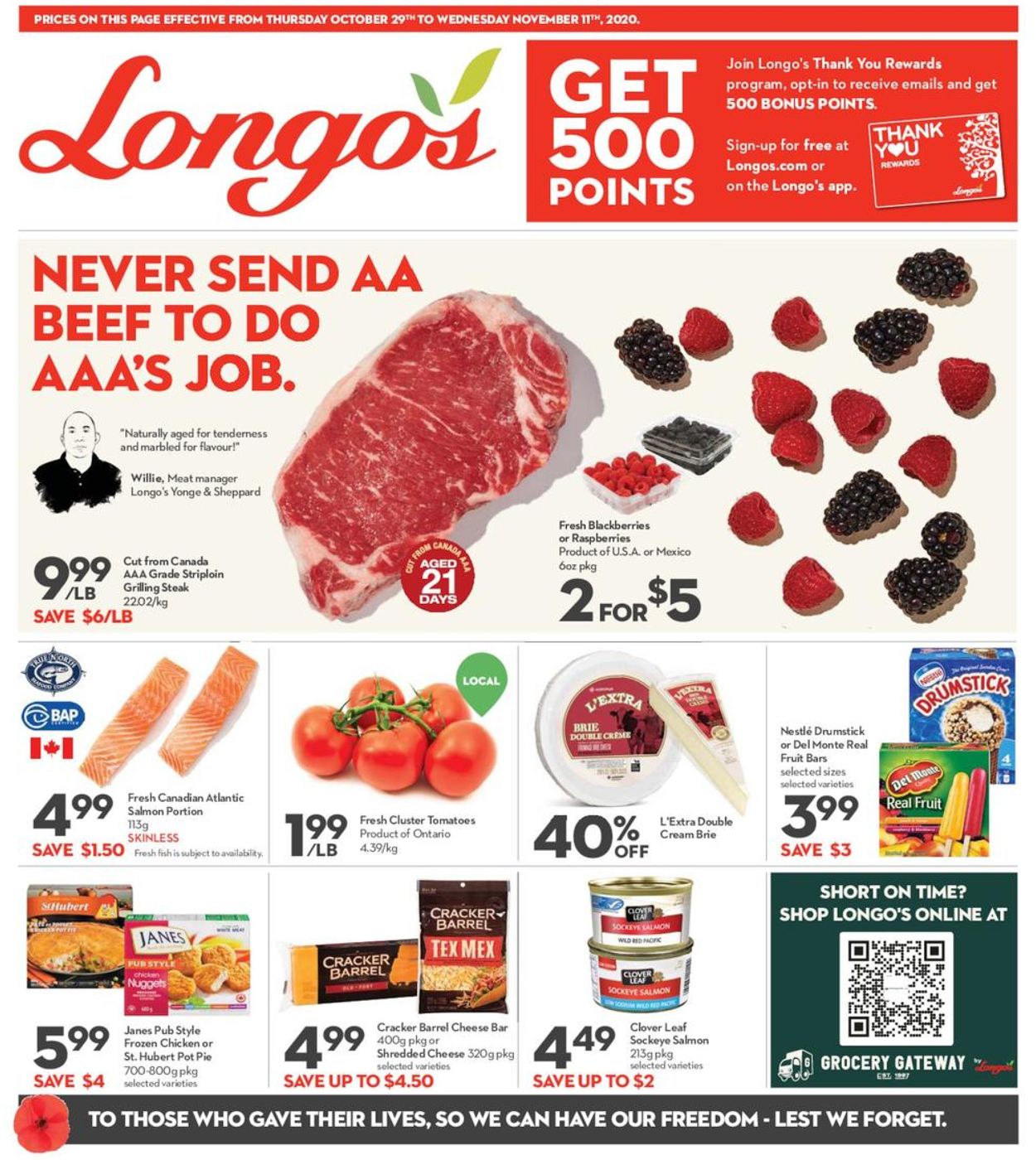 Longo's Flyer - 10/29-11/11/2020