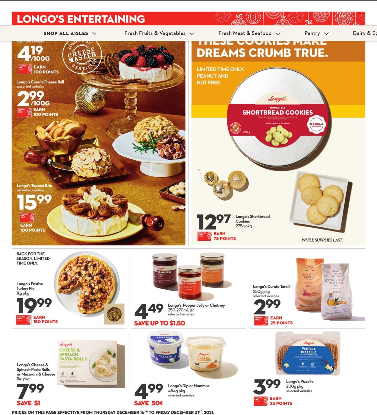 Longo's HOLIDAYS 2021 Flyer - 12/16-12/31/2021 (Page 5)