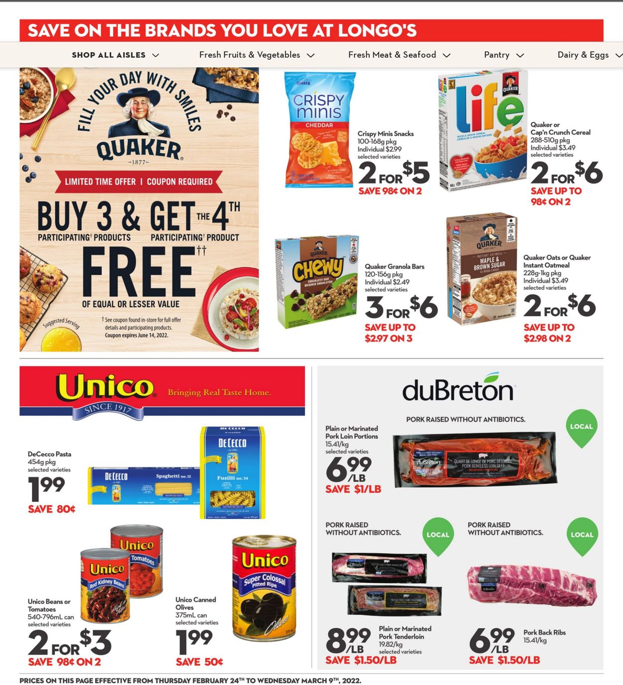 Longo's Flyer - 02/24-03/09/2022 (Page 18)