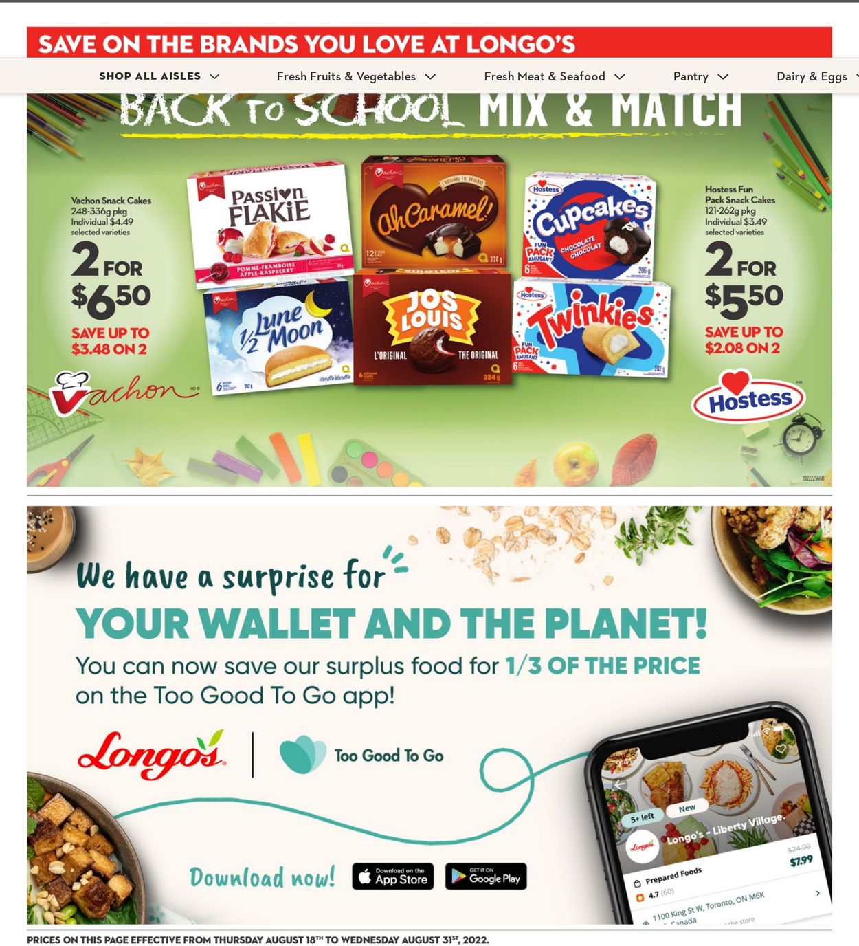Longo's Flyer - 08/18-08/31/2022 (Page 16)