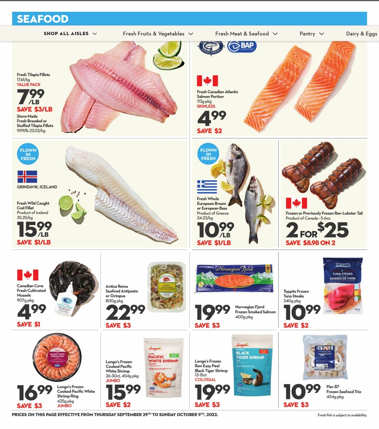 Longo's Flyer - 09/29-10/09/2022 (Page 7)