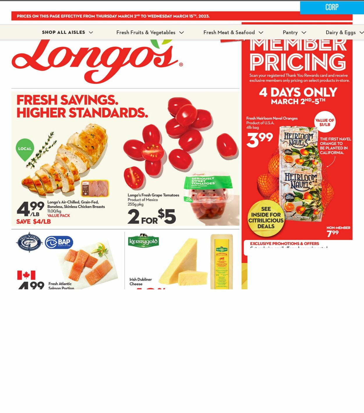 Longo's Flyer - 03/02-03/08/2023