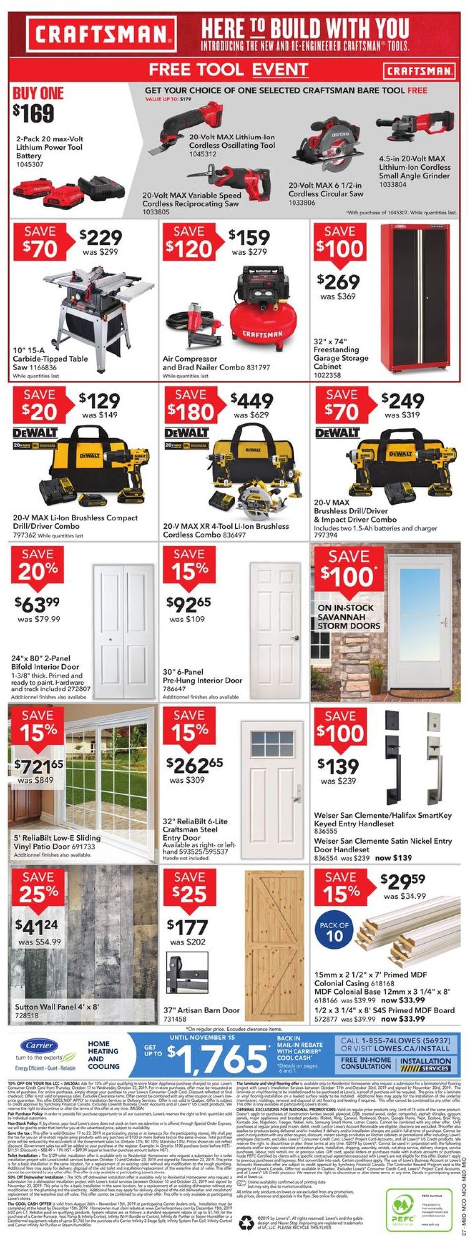 Lowes Flyer - 10/17-10/23/2019 (Page 10)