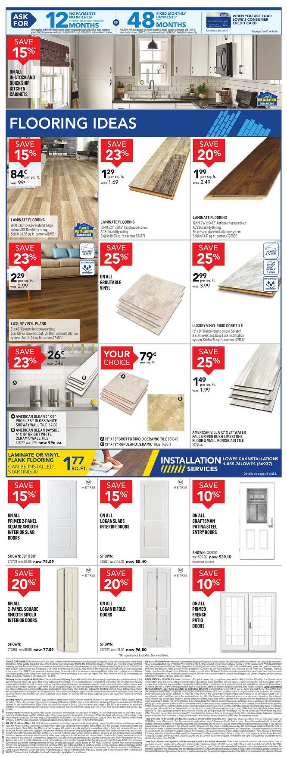 Lowes Flyer - 02/20-02/26/2020 (Page 2)