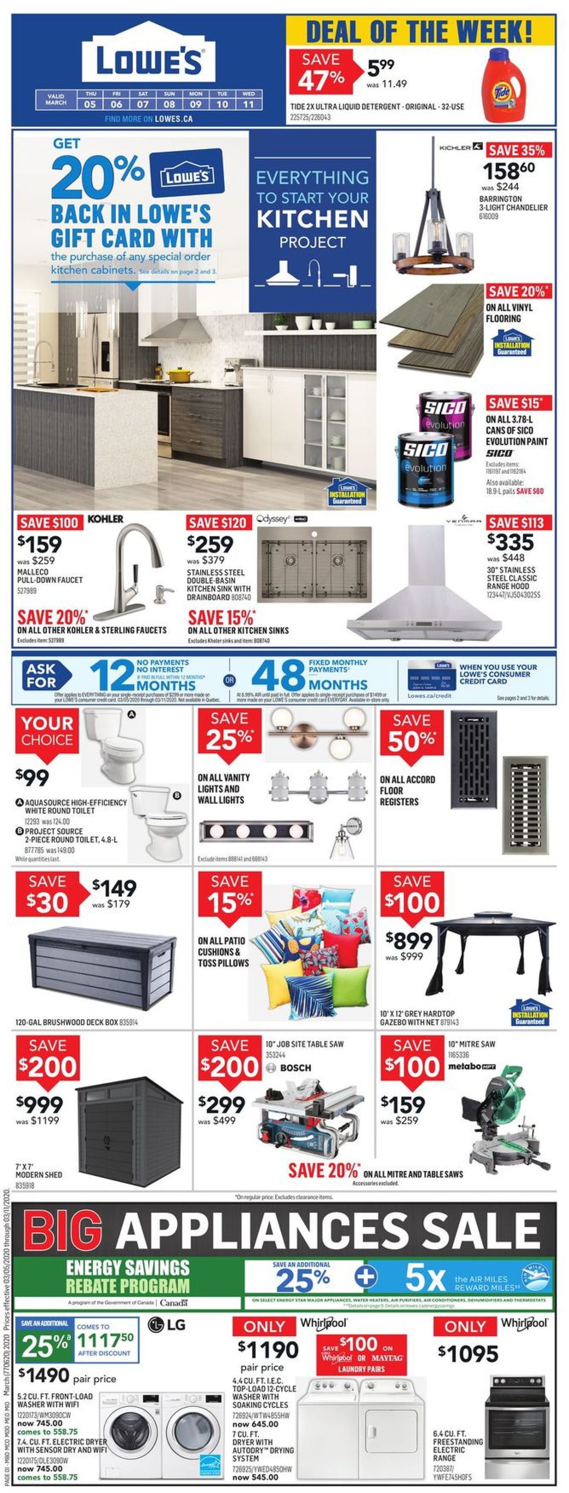 Lowes Flyer - 03/05-03/11/2020