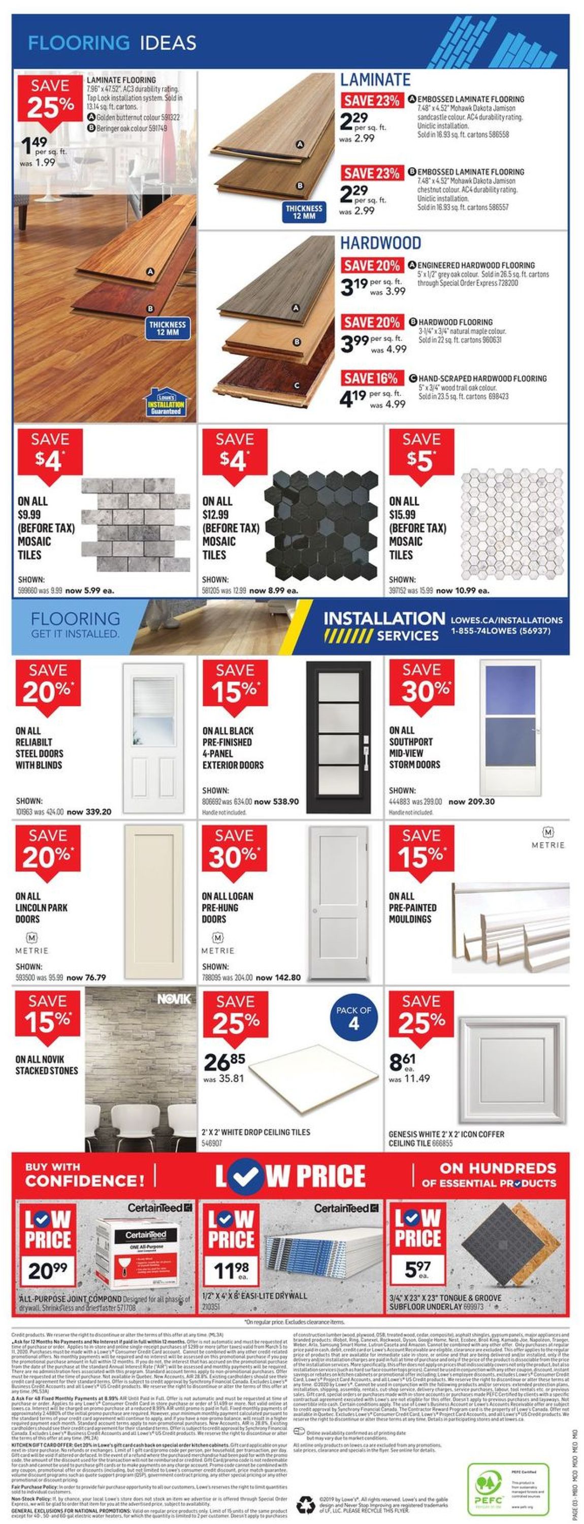 Lowes Flyer - 03/05-03/11/2020 (Page 3)
