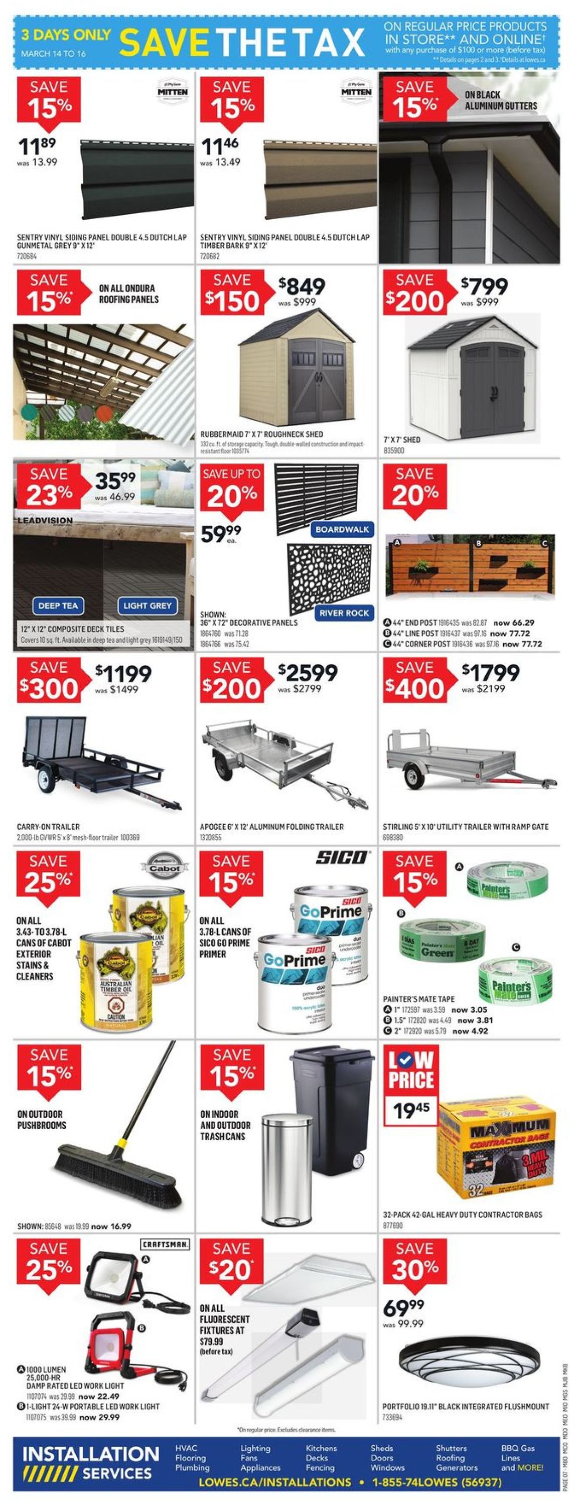 Lowes Flyer - 03/12-03/18/2020 (Page 9)