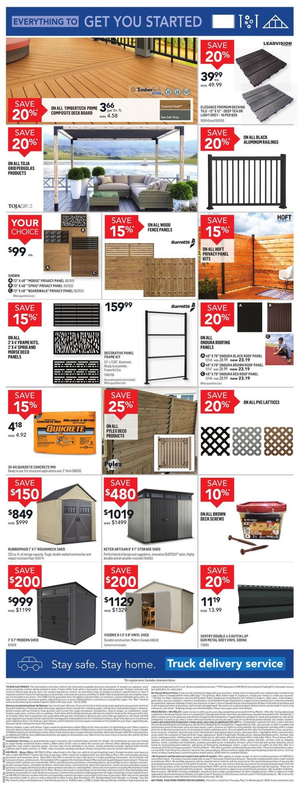 Lowes Flyer - 05/07-05/13/2020 (Page 2)