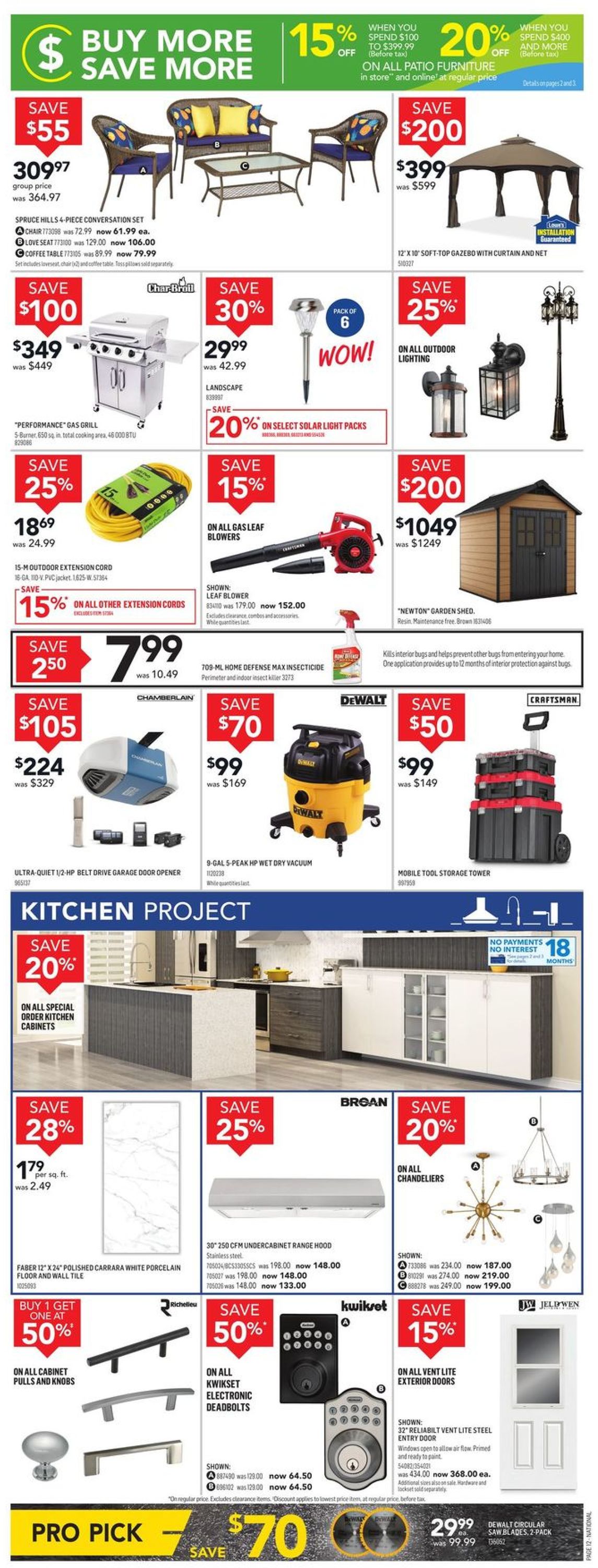 Lowes Flyer - 05/28-06/03/2020 (Page 12)