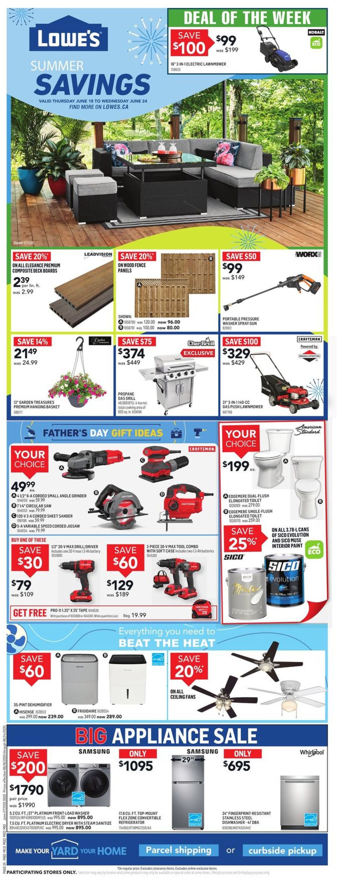 Lowes Flyer - 06/18-06/24/2020