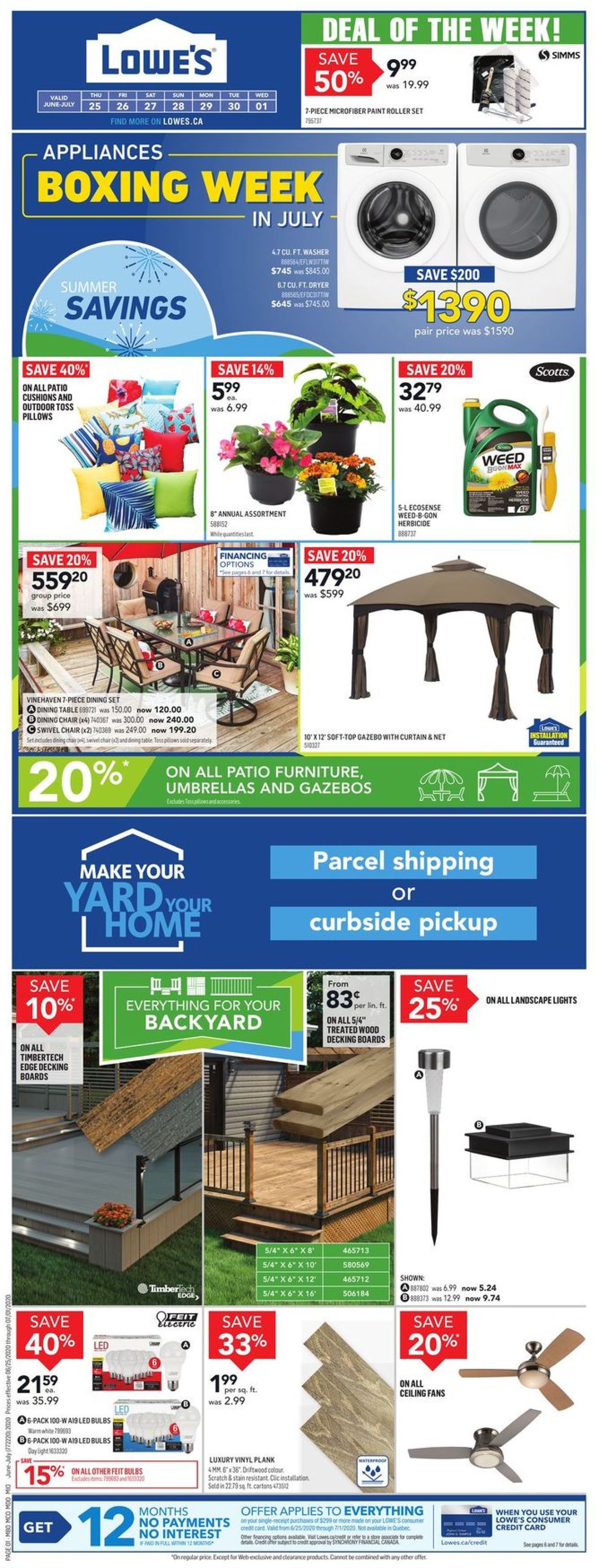 Lowes Flyer - 06/25-07/01/2020
