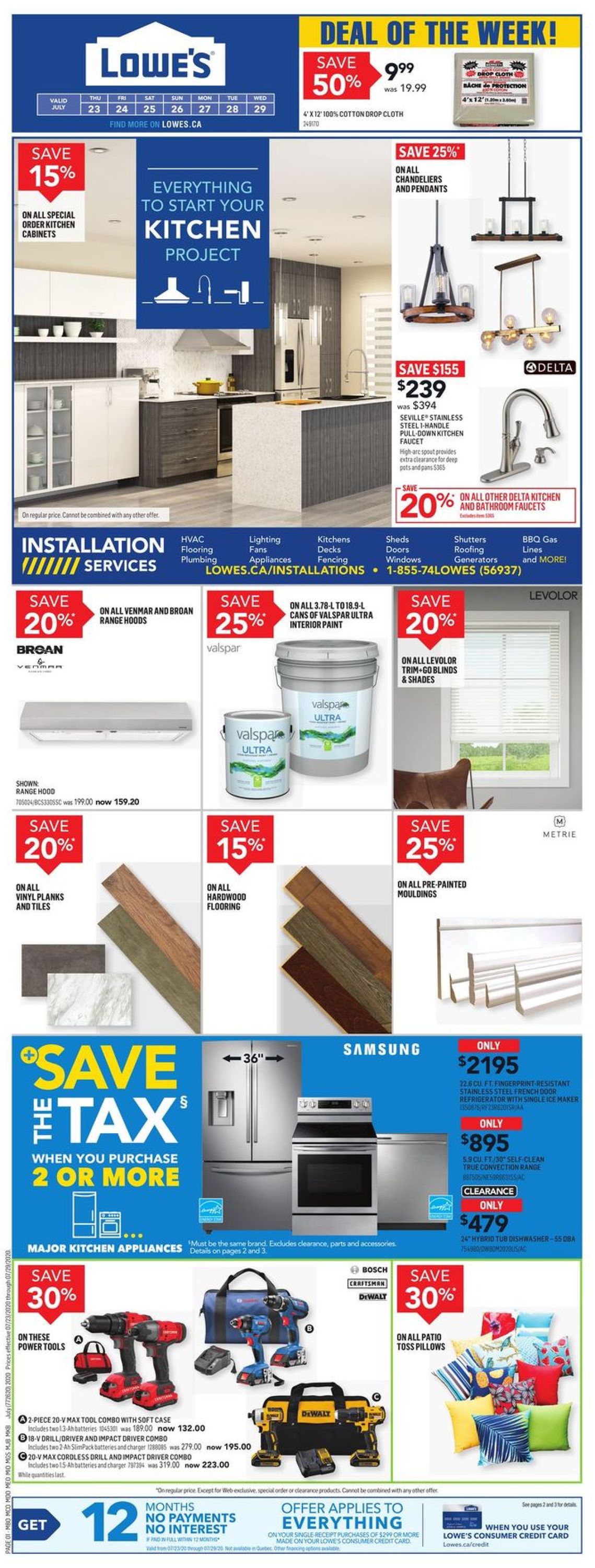 Lowes Flyer - 07/23-07/29/2020