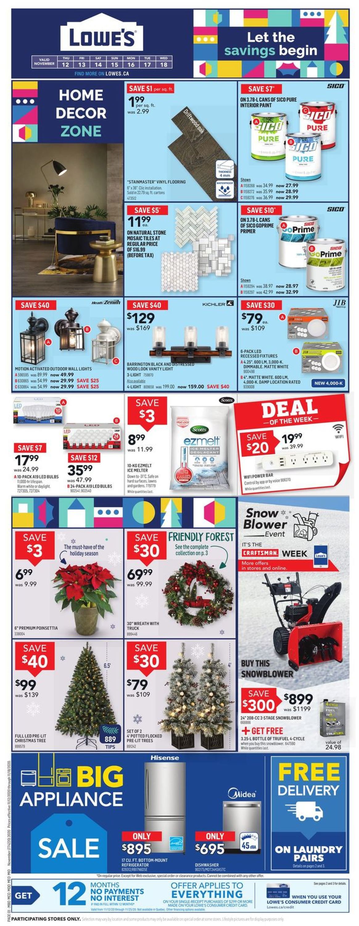 Lowes Flyer - 11/12-11/18/2020