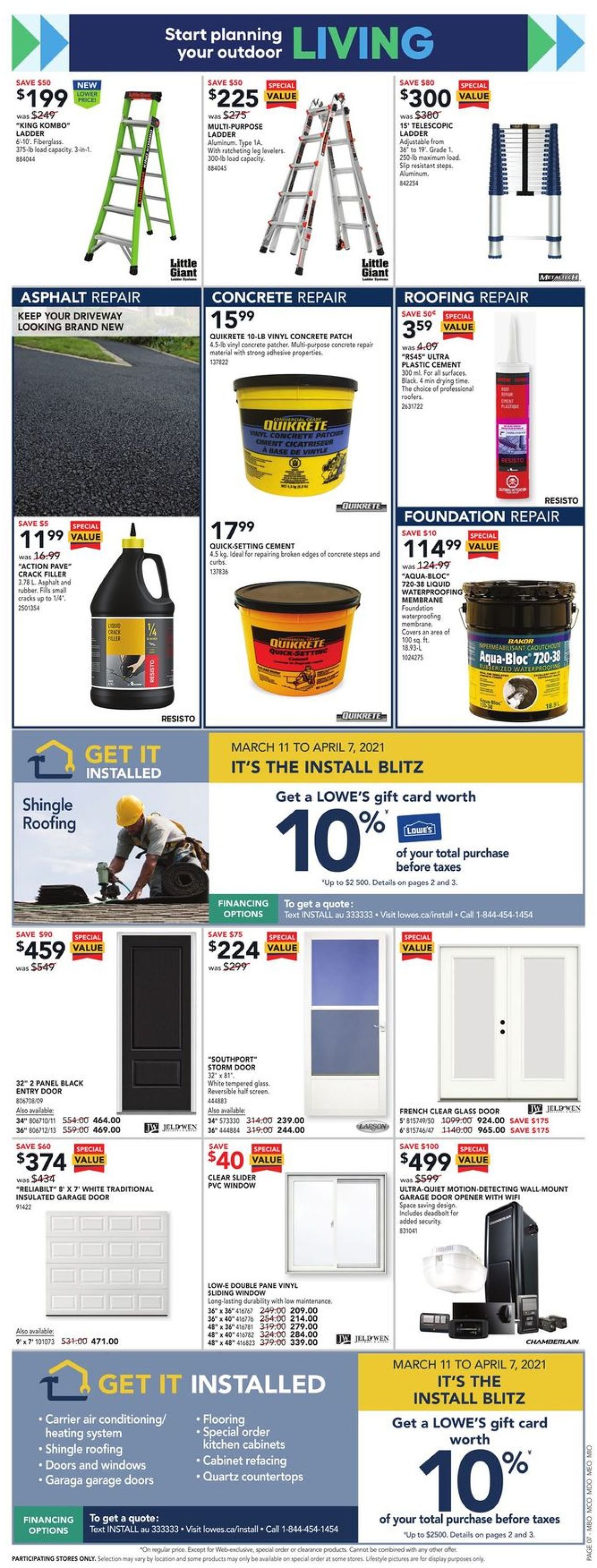 Lowes Flyer - 04/01-04/07/2021 (Page 8)