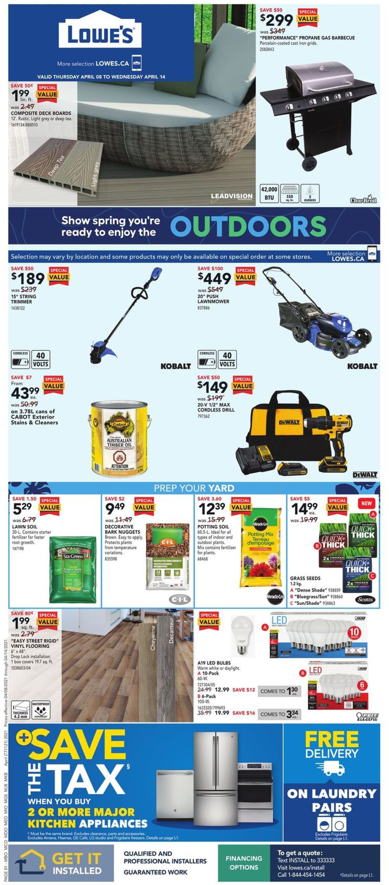 Lowes Flyer - 04/08-04/14/2021