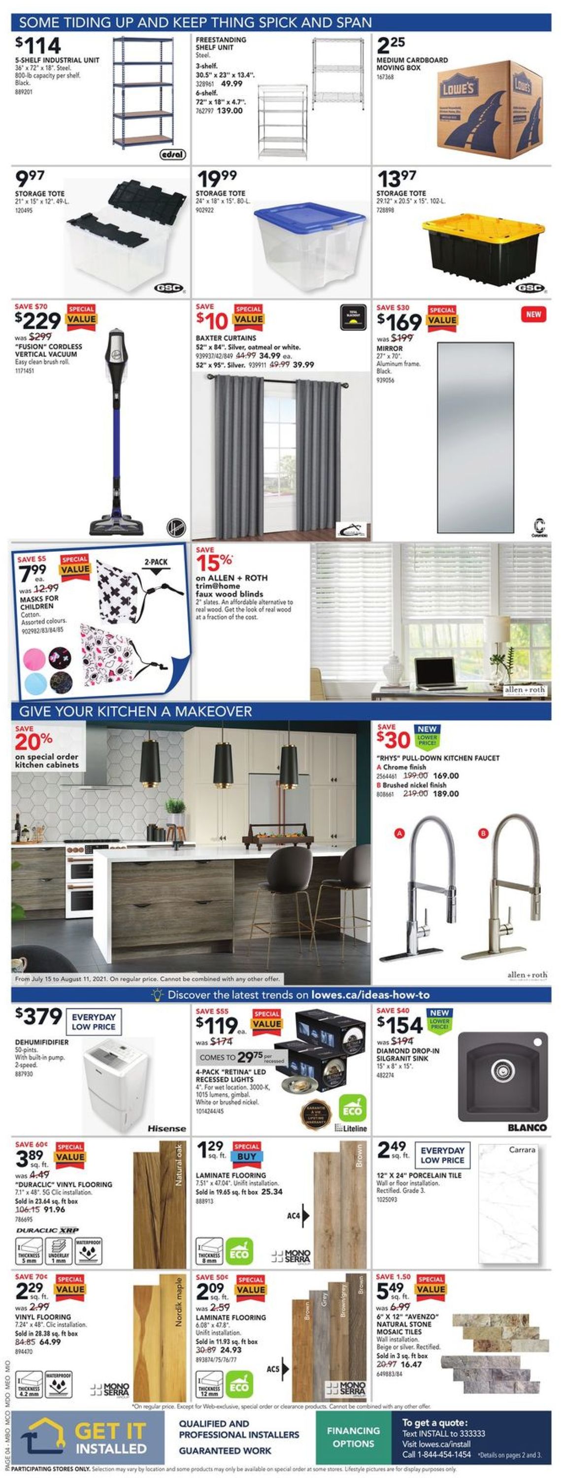 Lowes Flyer - 08/05-08/11/2021 (Page 5)