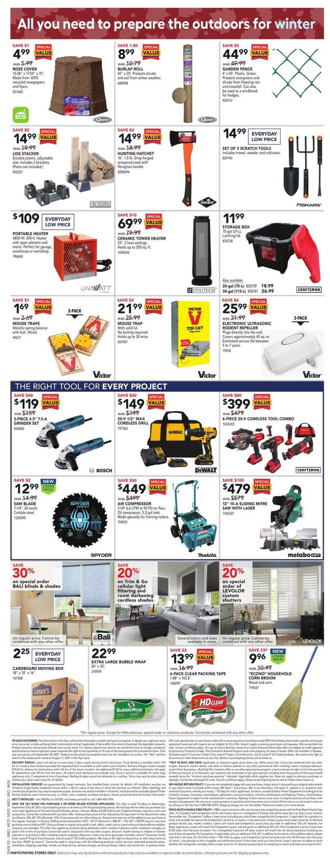 Lowes Flyer - 09/23-09/29/2021 (Page 3)