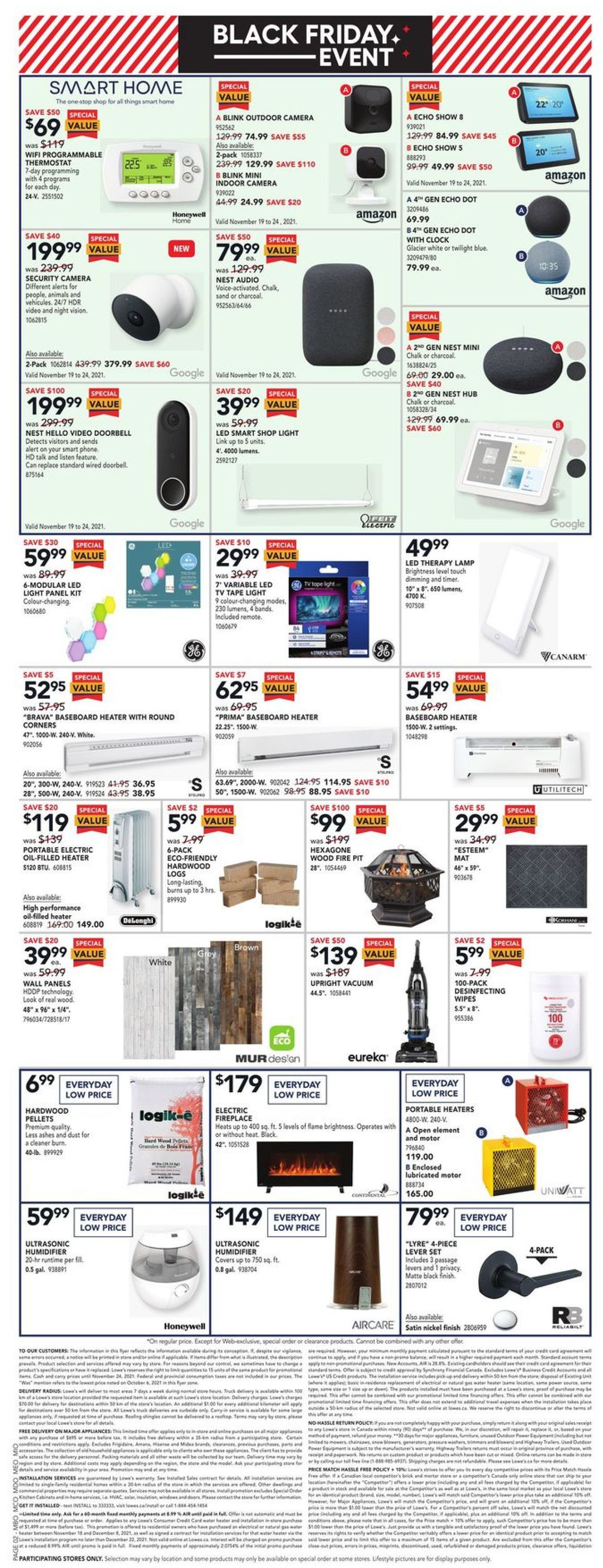 Lowes BLACK FRIDAY 2021 Flyer - 11/18-11/24/2021 (Page 3)