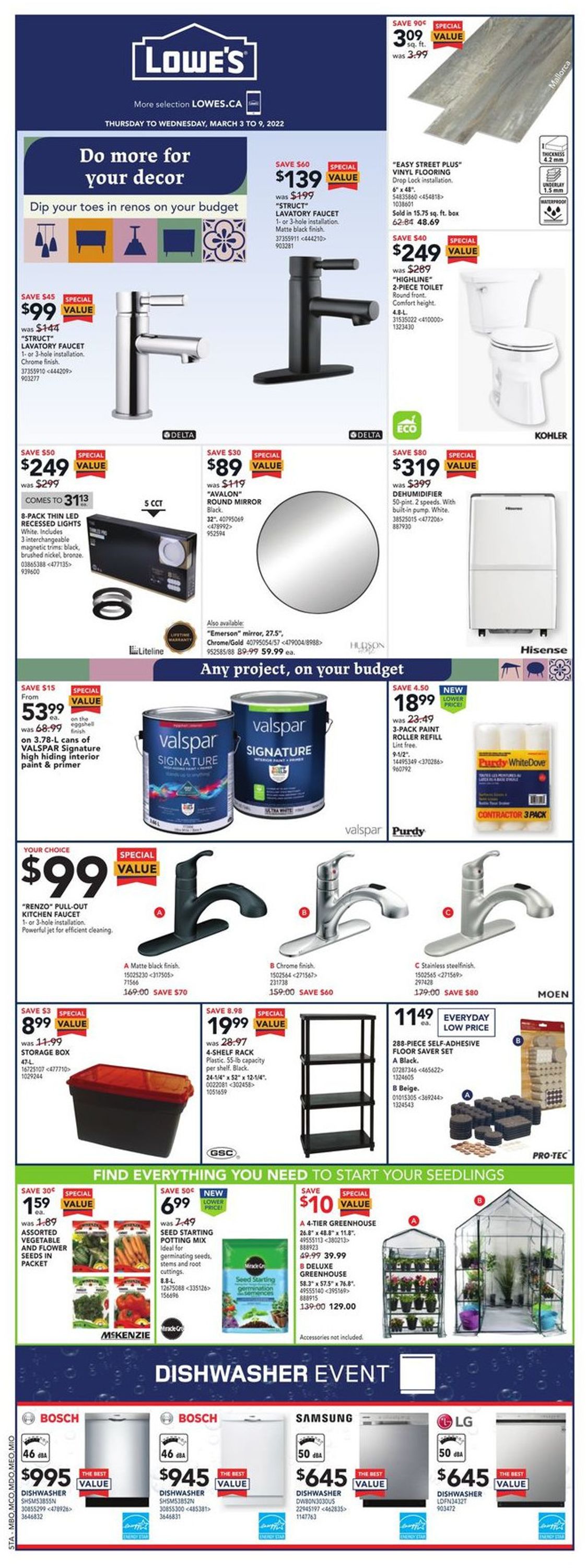 Lowes Flyer - 03/03-03/09/2022