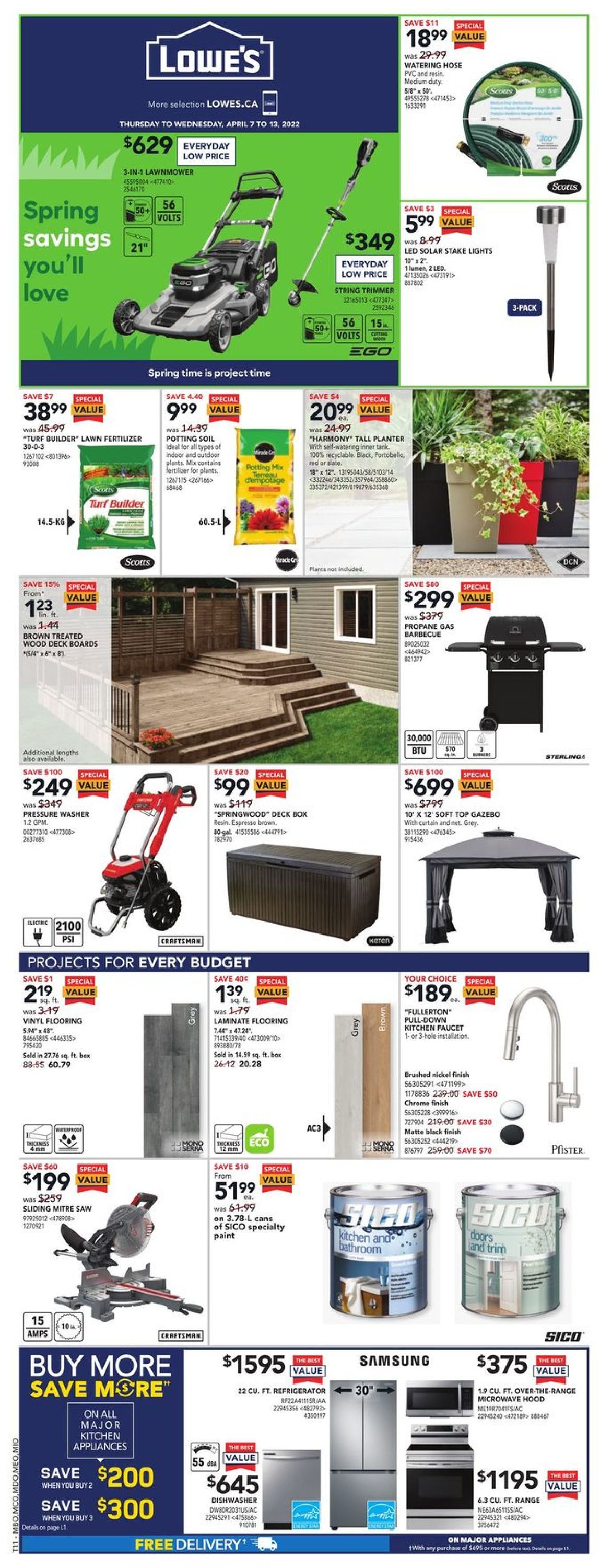 Lowes Flyer - 04/07-04/13/2022
