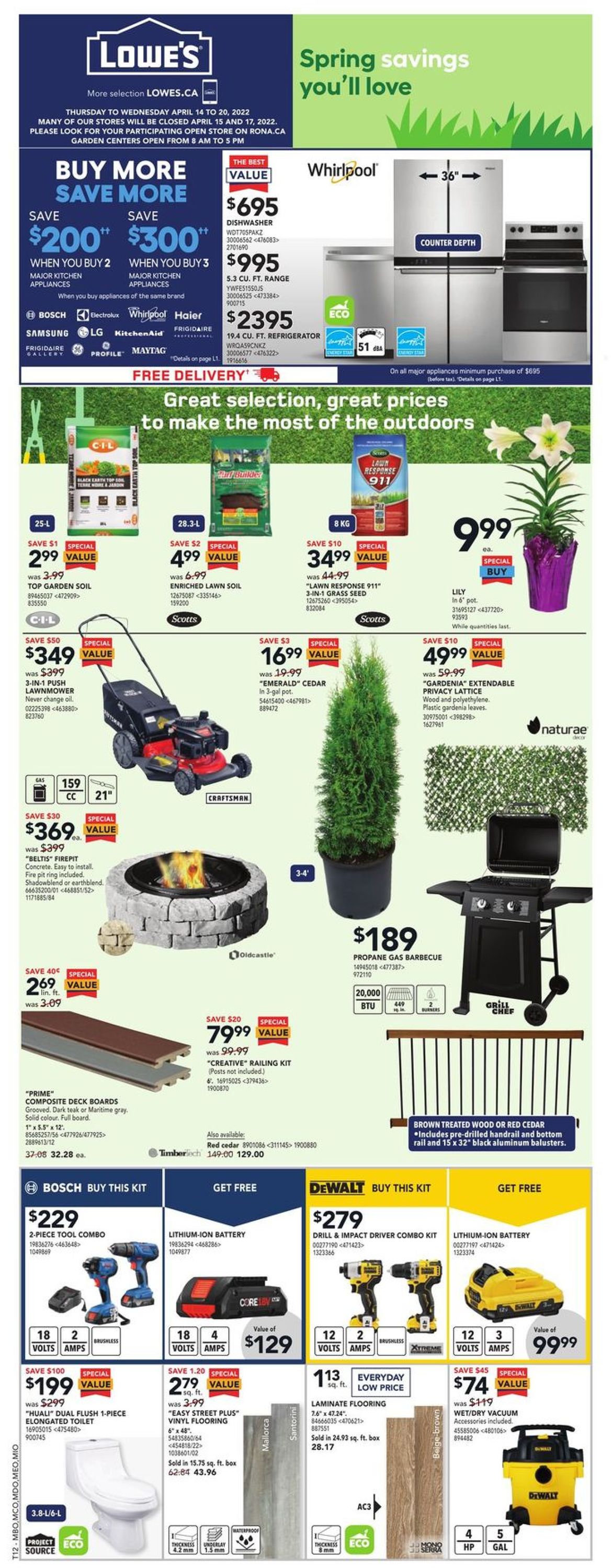 Lowes Flyer - 04/14-04/20/2022