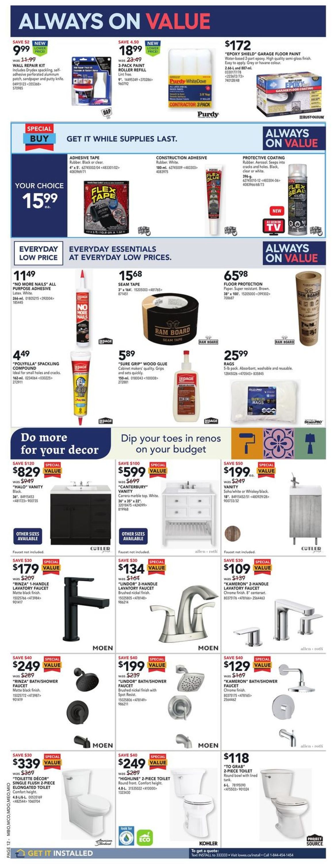 Lowes Flyer - 04/14-04/20/2022 (Page 12)