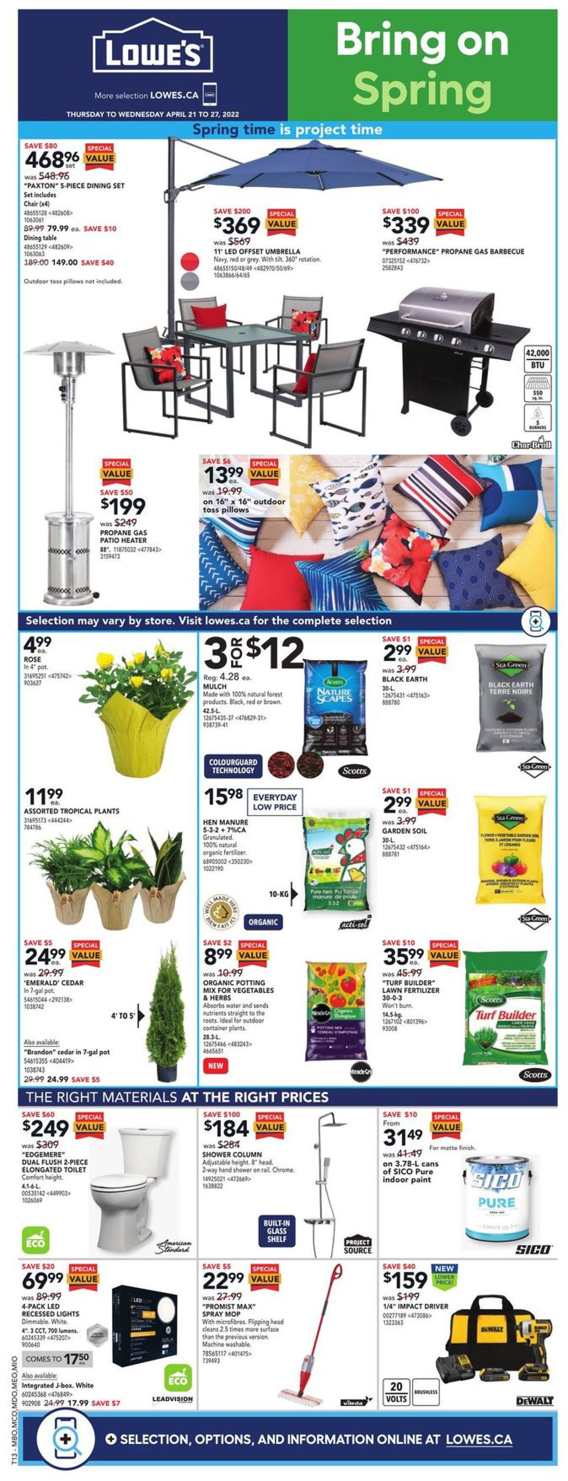 Lowes Flyer - 04/21-04/27/2022
