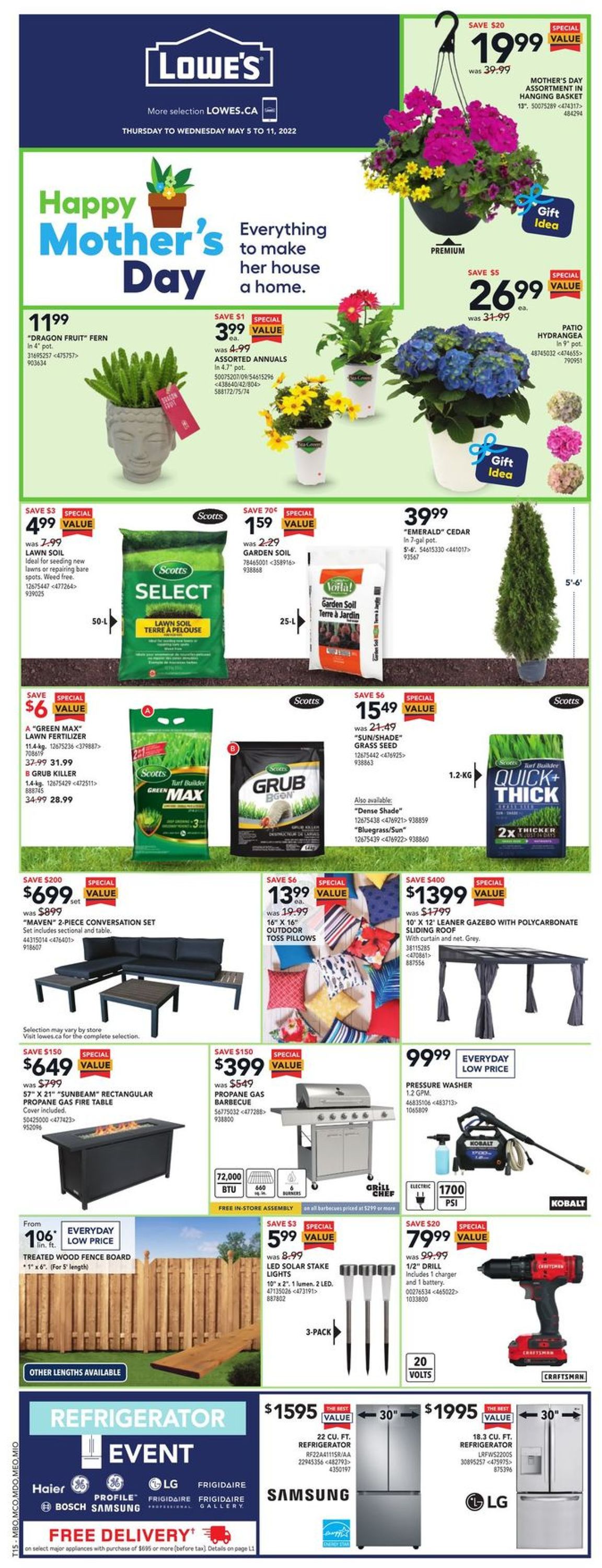 Lowes Flyer - 05/05-05/11/2022