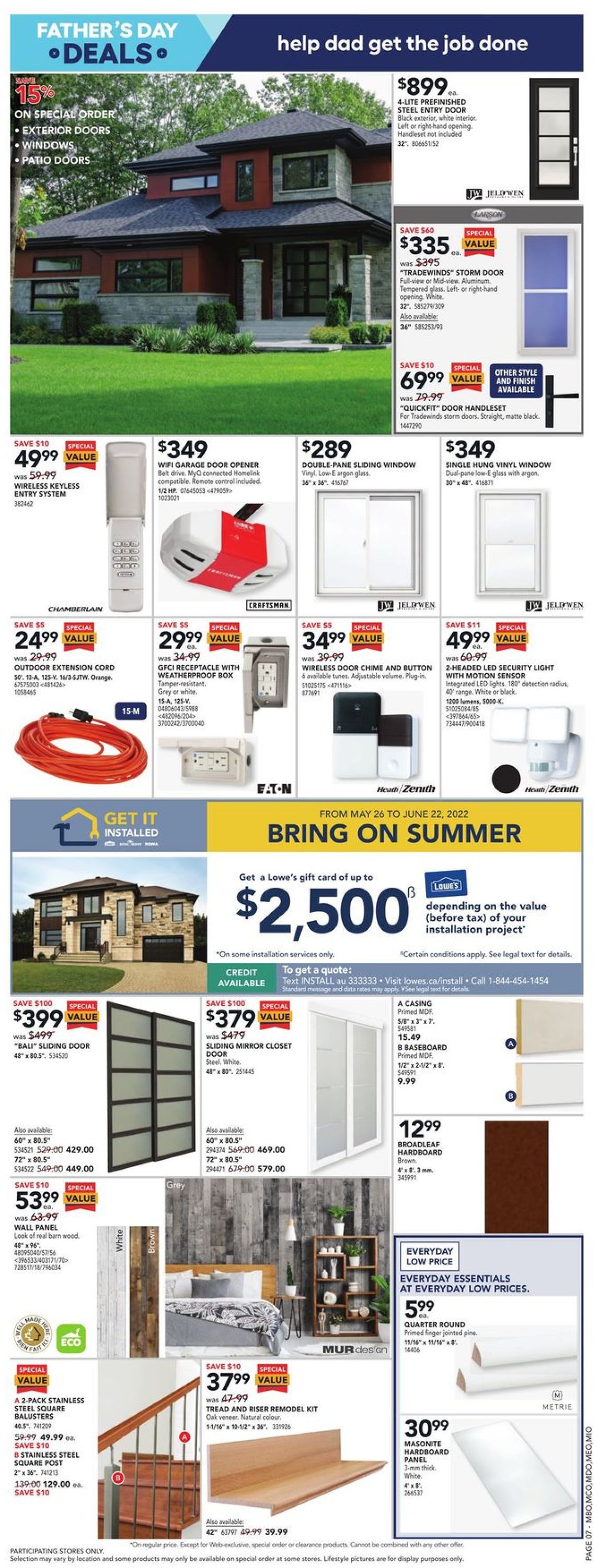 Lowes Flyer - 06/09-06/15/2022 (Page 11)