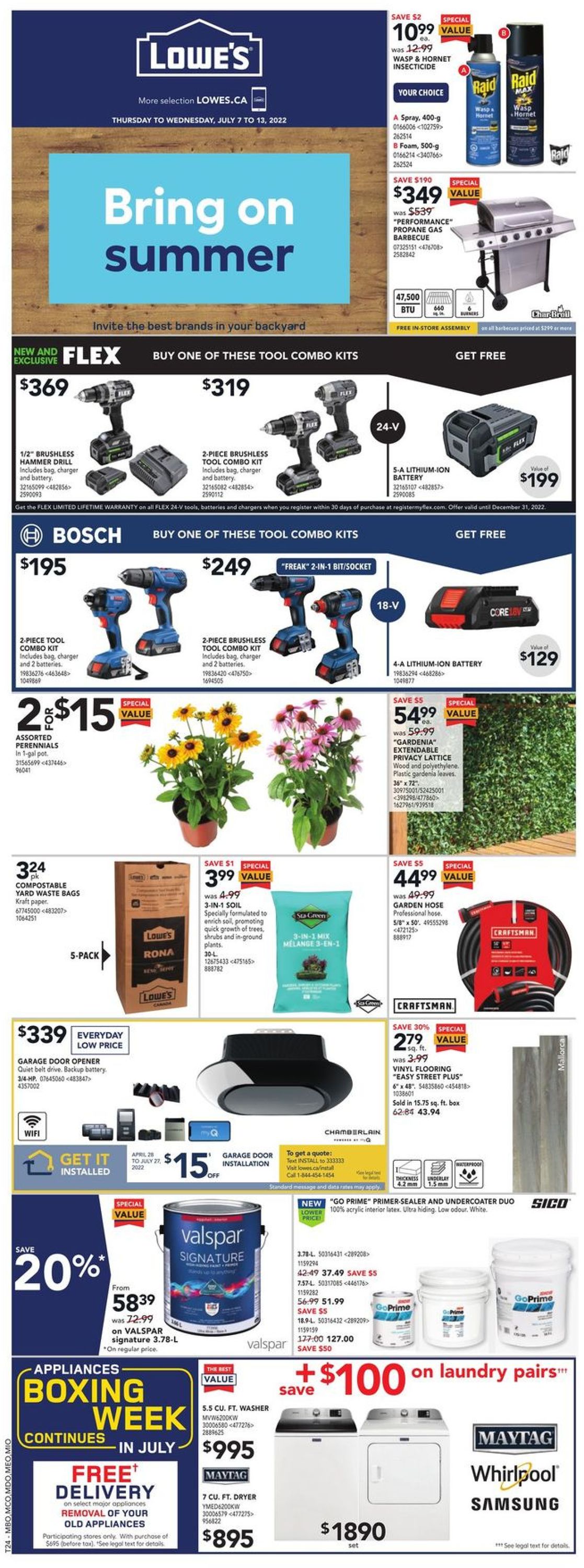 Lowes Flyer - 07/07-07/13/2022