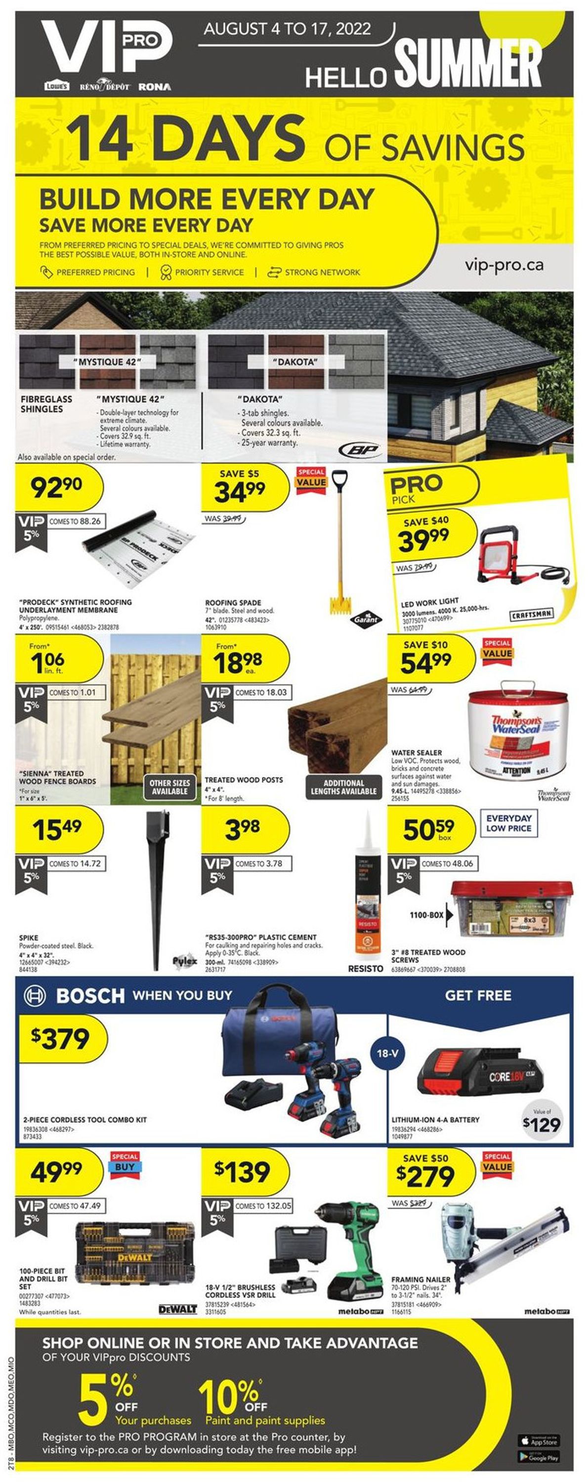 Lowes Flyer - 08/04-08/17/2022