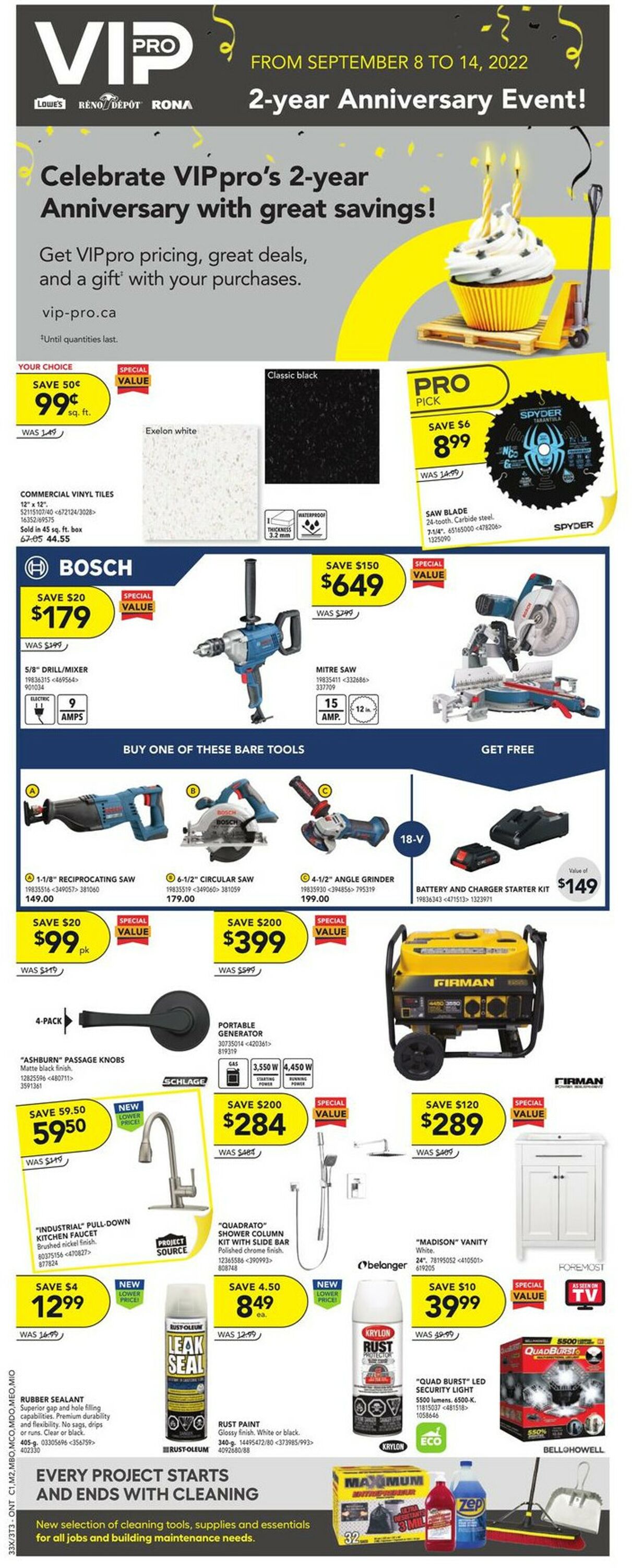 Lowes Flyer - 09/08-09/14/2022