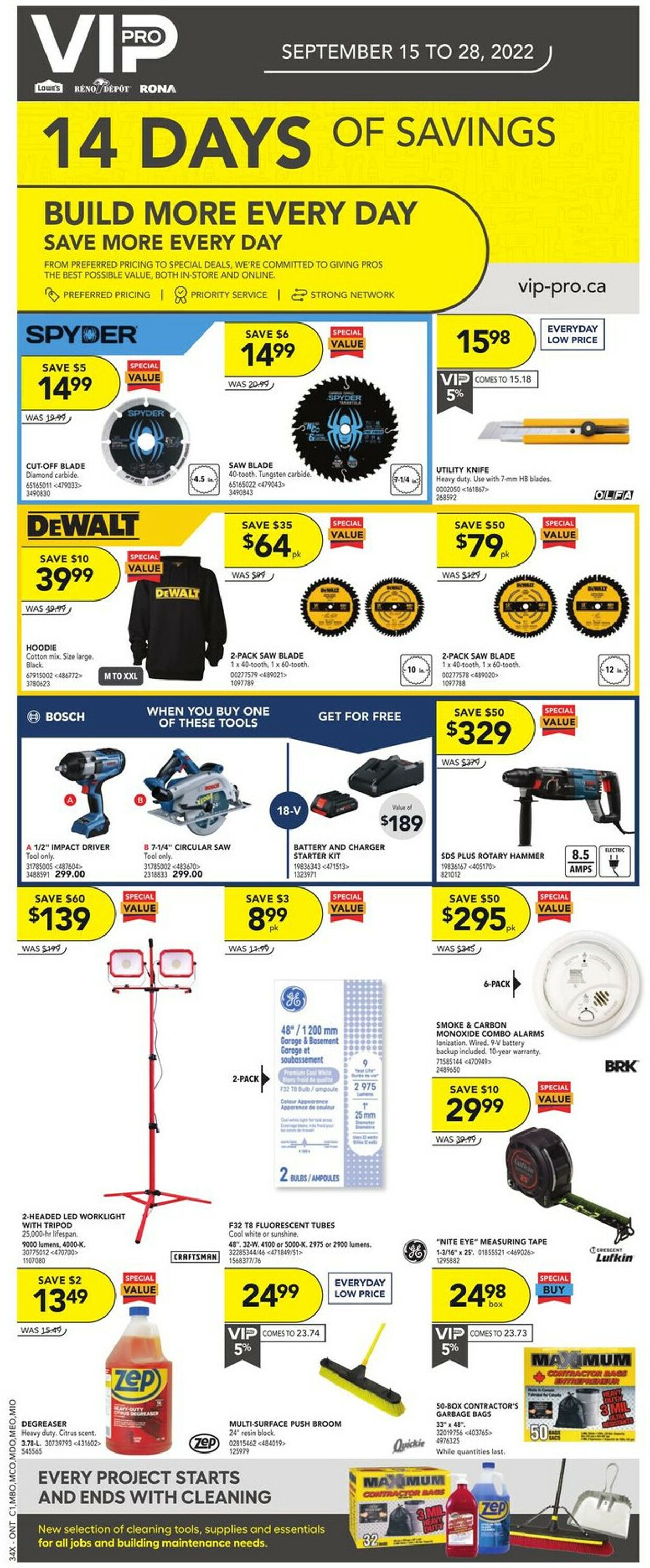Lowes Flyer - 09/15-09/28/2022